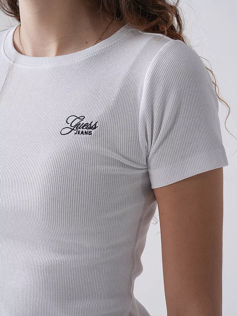 GUESS | T-Shirt  | weiss