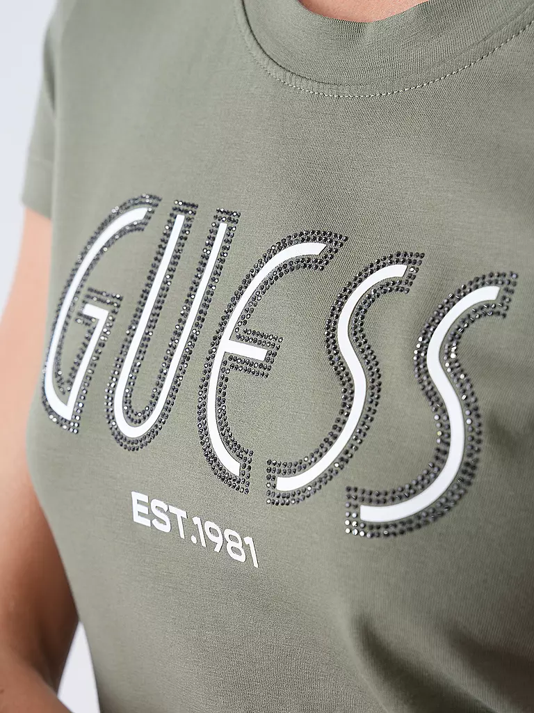 GUESS | T-Shirt  | olive