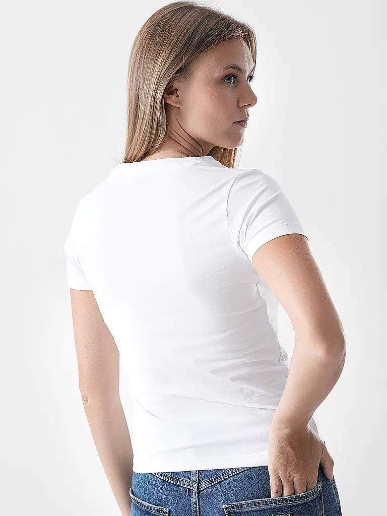 GUESS | T-Shirt  | weiss