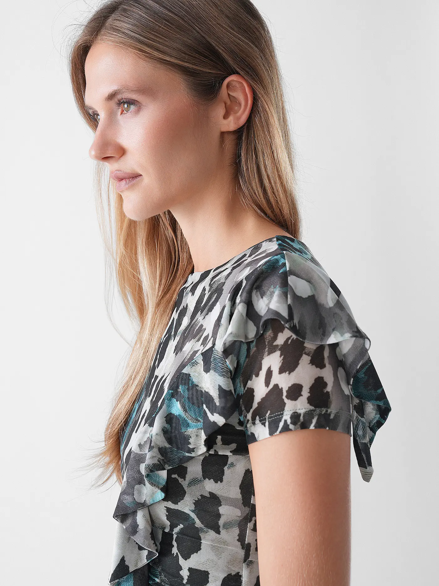 GUESS | T-Shirt  | braun