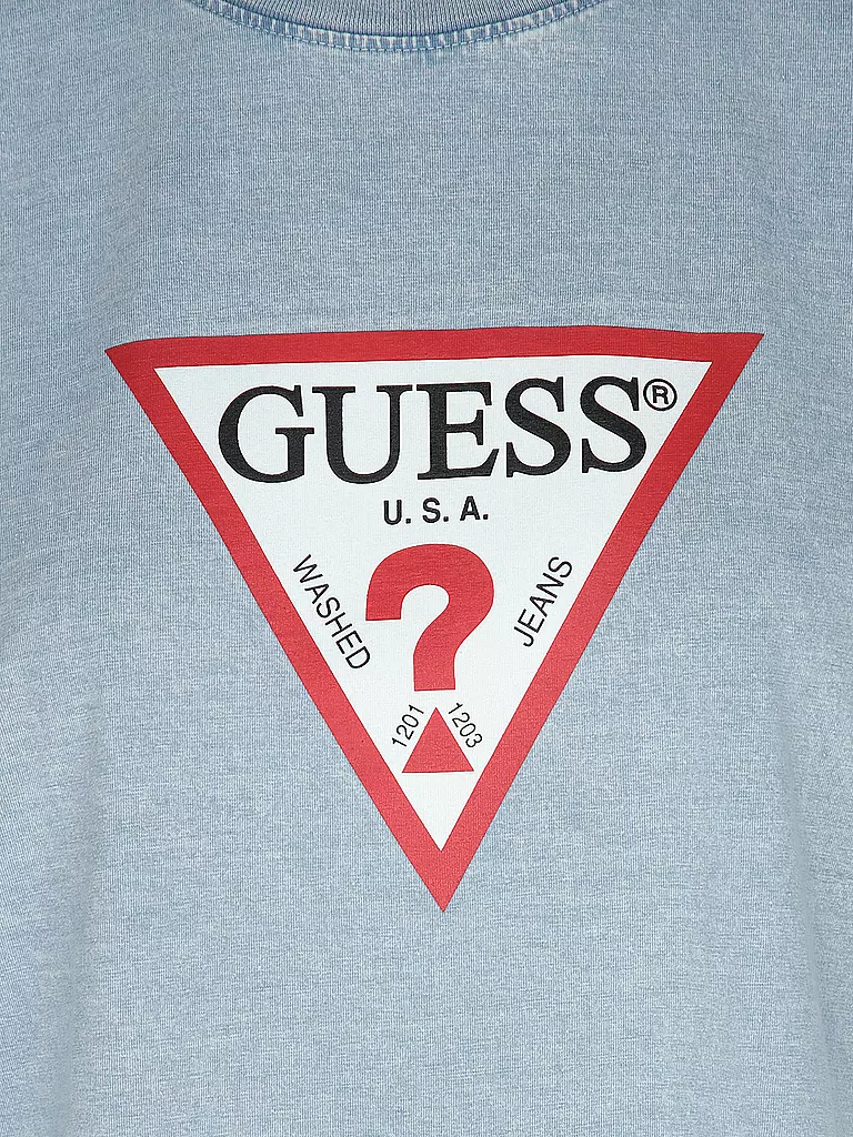 GUESS | T-Shirt  | hellblau