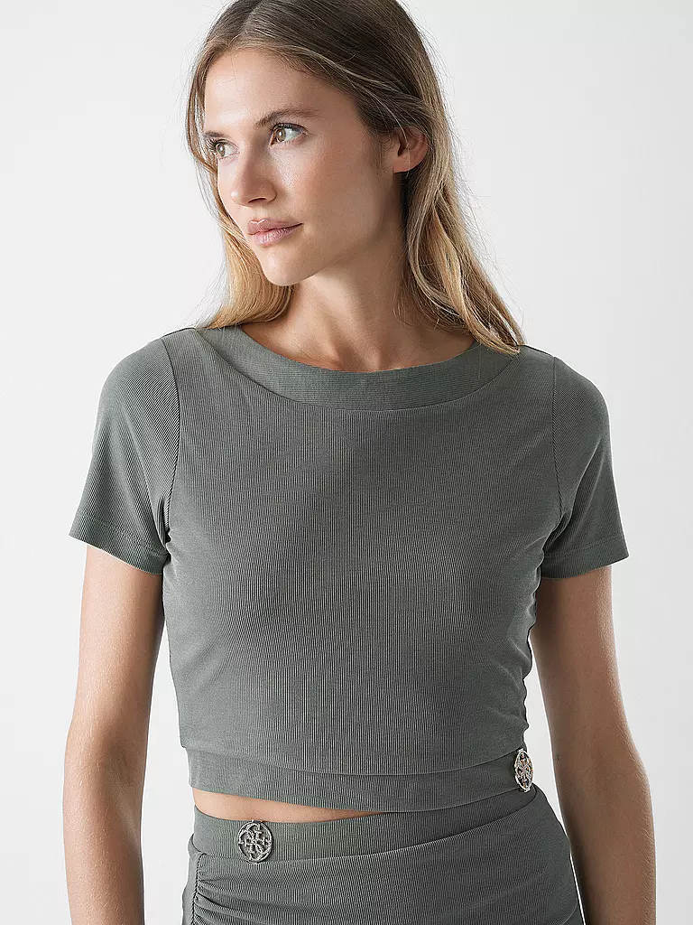 GUESS | T-Shirt PRISCA JEWEL  | grau