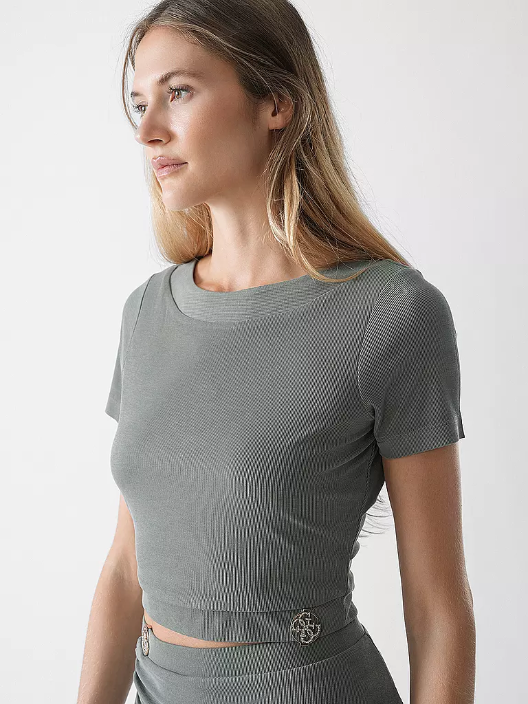 GUESS | T-Shirt PRISCA JEWEL  | grau