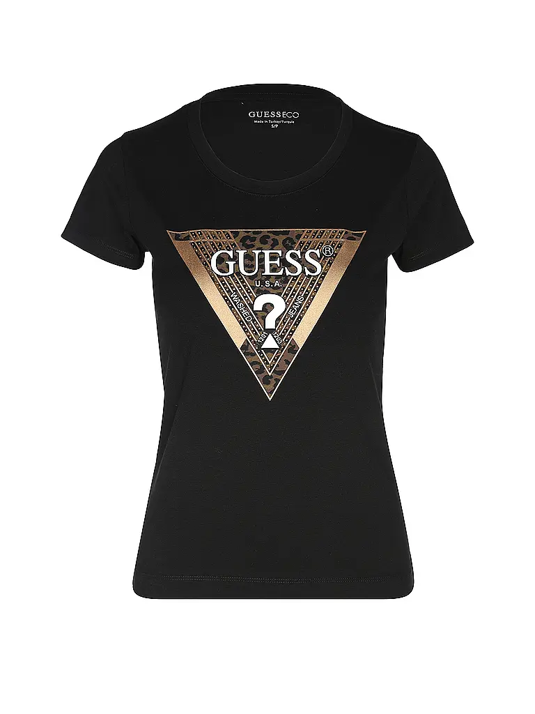 GUESS | T-Shirt Slim Fit | Schwarz