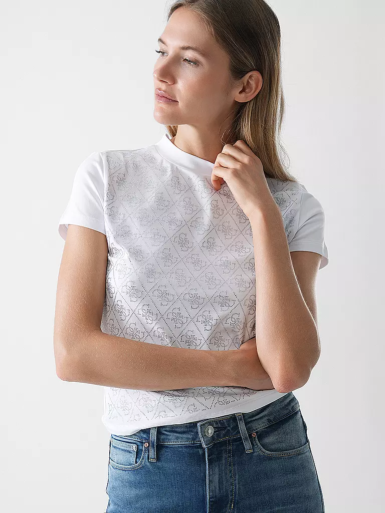 GUESS | T-Shirt | weiss