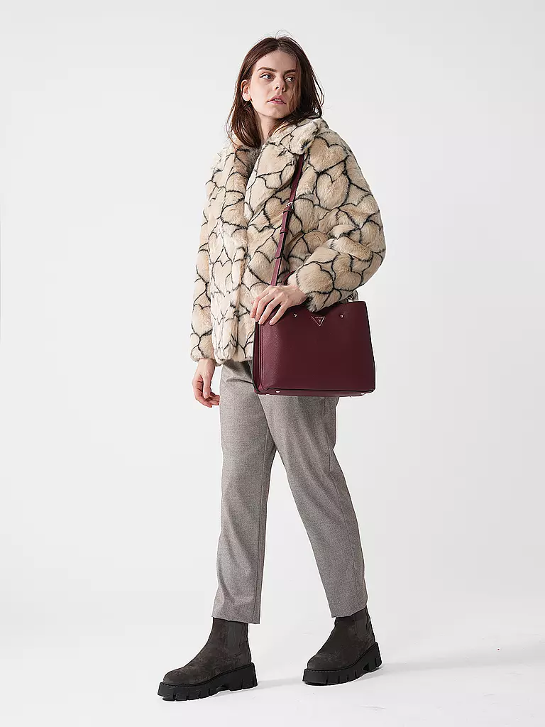 GUESS | Tasche - Henkeltasche MERIDIAN | dunkelrot
