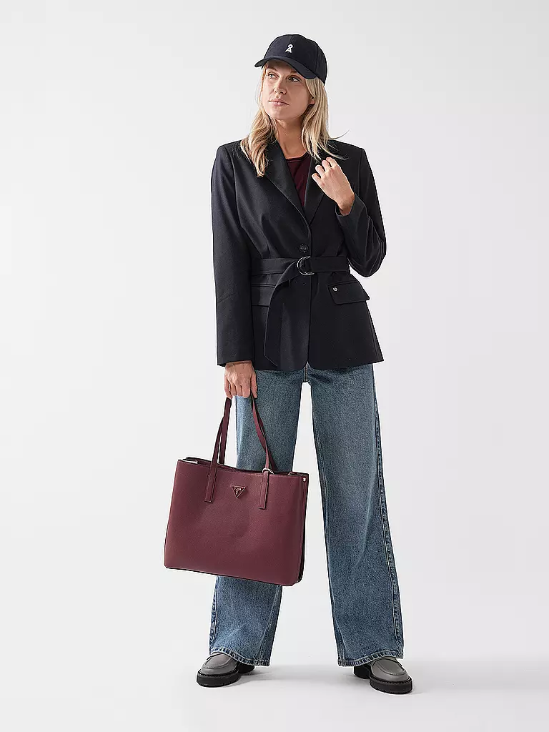 GUESS | Tasche - Shopper MERIDIAN  | dunkelrot