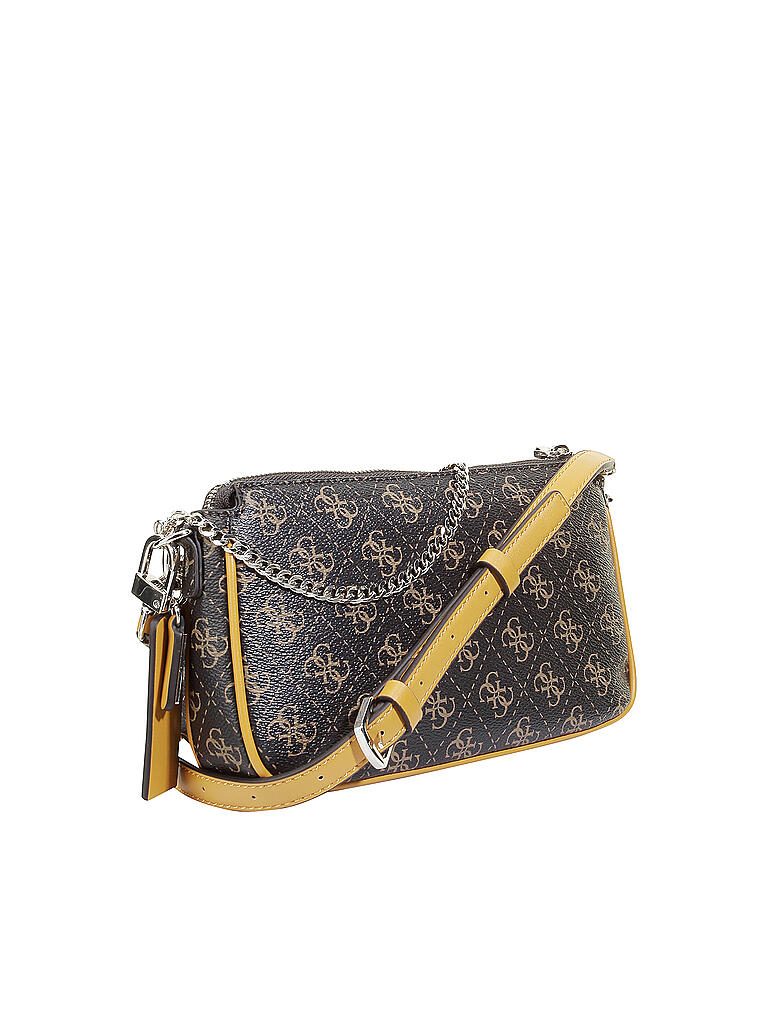 GUESS | Umhängetasche - Double Pouch Arie | braun