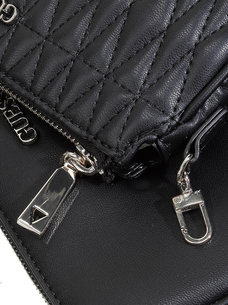 GUESS | Umhängetasche - Double Pouch Arie | schwarz