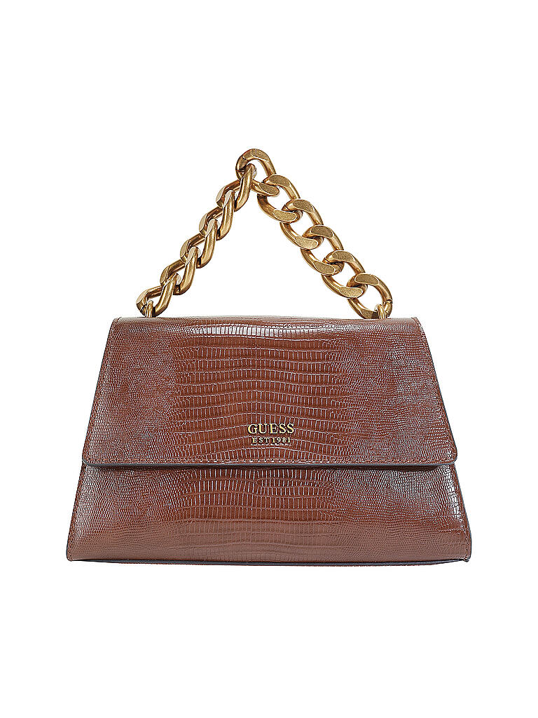 Enisa Guess Tasche Klein Braun Handbag Tasche Braun Kroko Brown