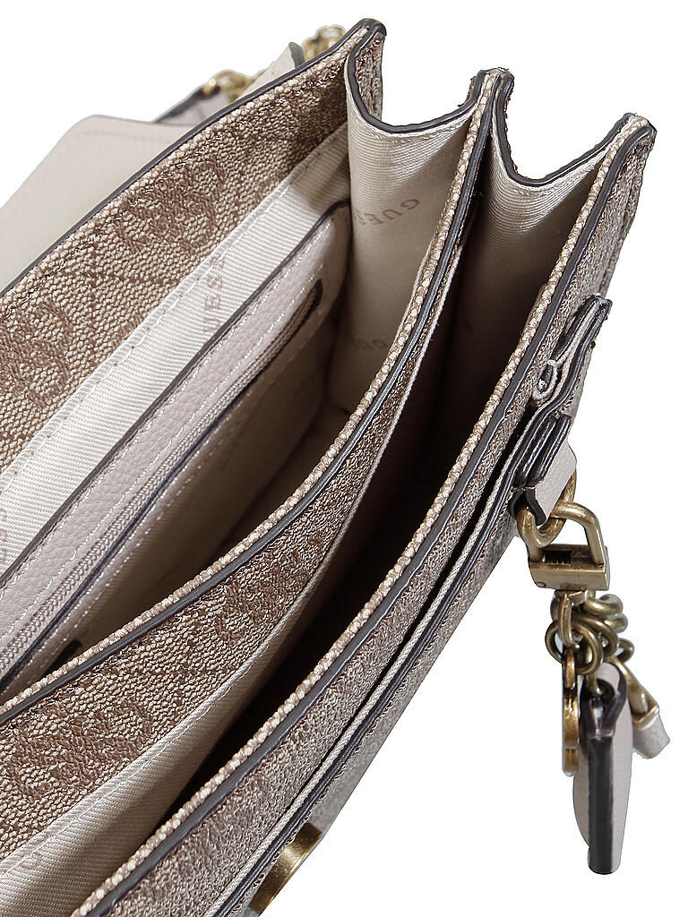 GUESS Umhängetasche Crossbody Valy beige