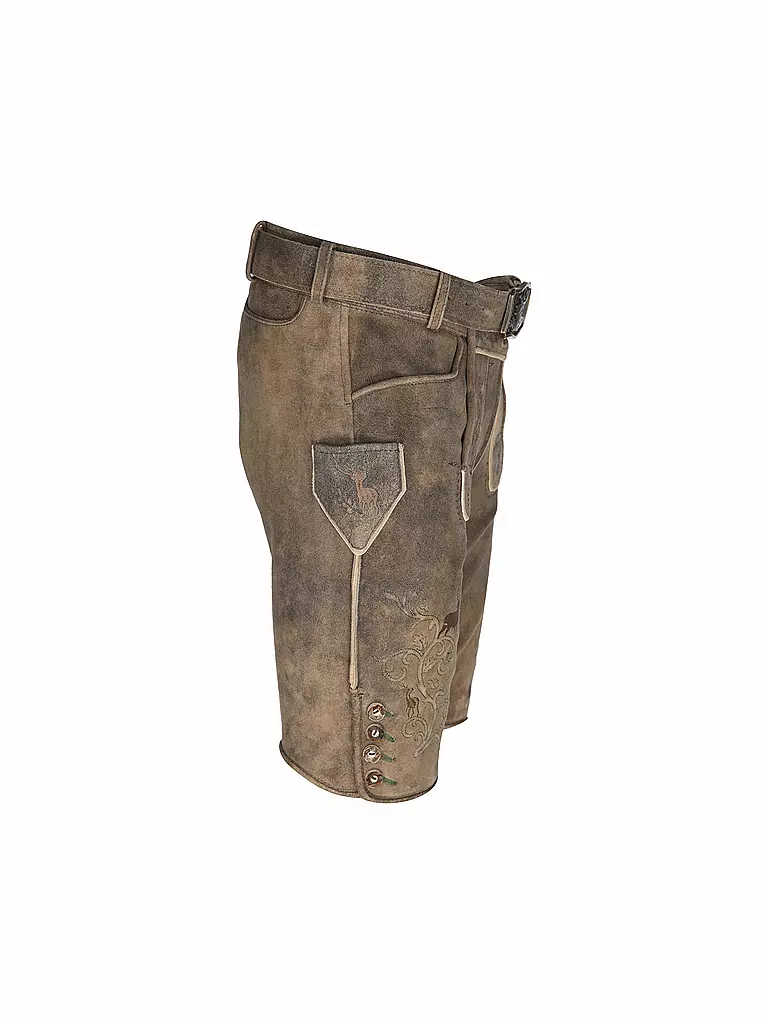 GWEIH & SILK | Lederhose TOBIAS | hellbraun