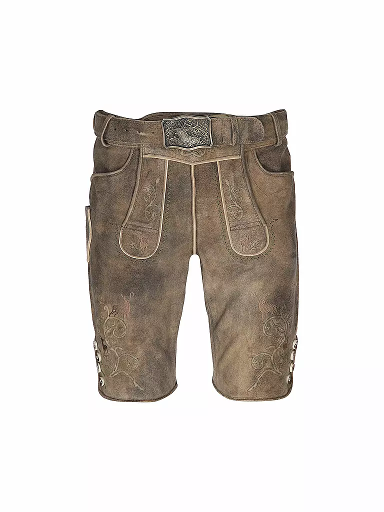 GWEIH & SILK | Lederhose TOBIAS | hellbraun