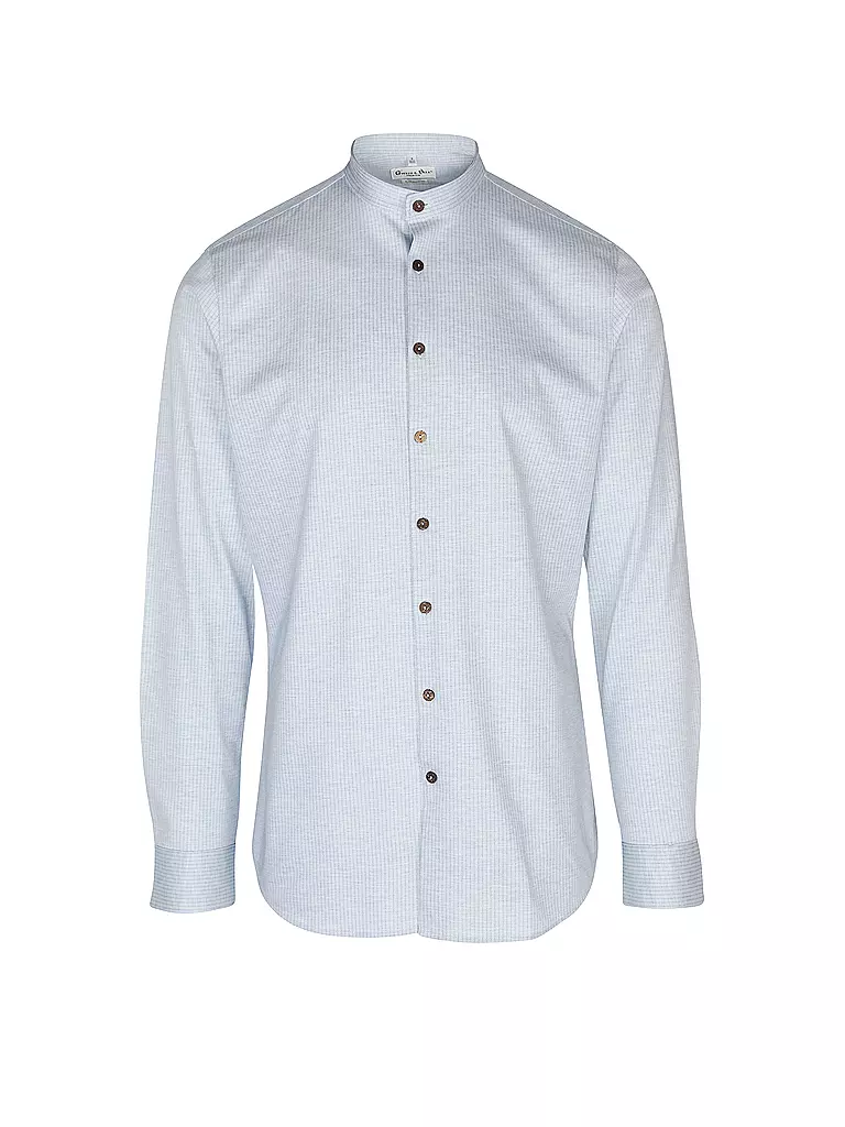 GWEIH & SILK | Trachtenhemd Tailored Fit  ALPSEE | blau