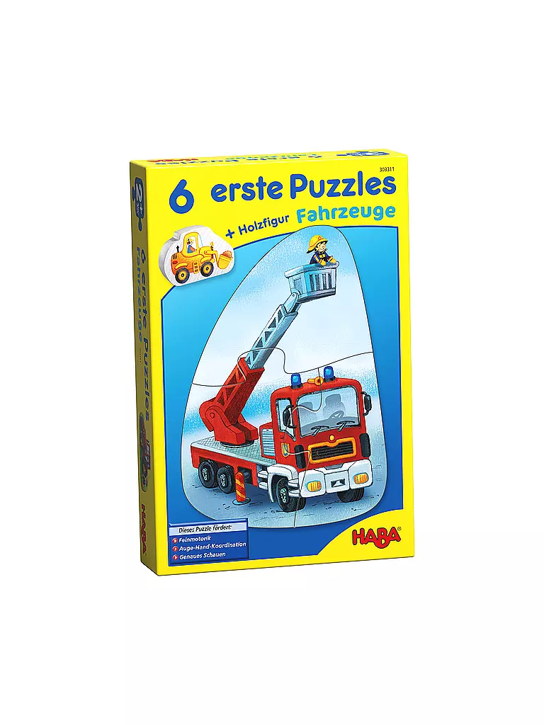 HABA | 6 erste Puzzles Fahrzeuge | keine Farbe