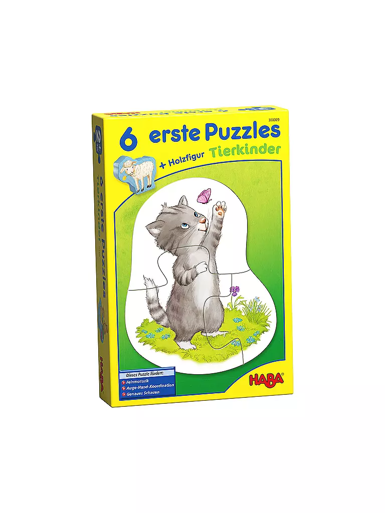 HABA | 6 erste Puzzles Tierkinder | keine Farbe