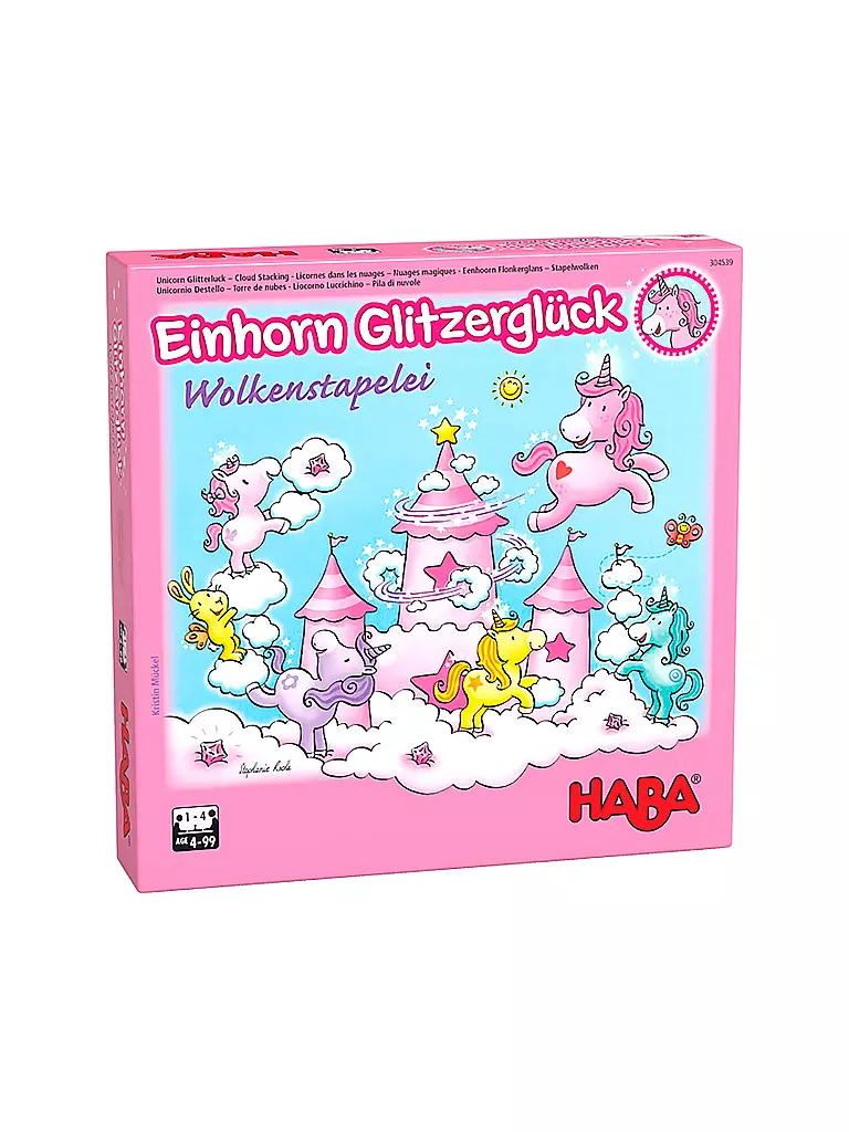 HABA | Einhorn Glitzerglück - Wolkenstapelei | keine Farbe