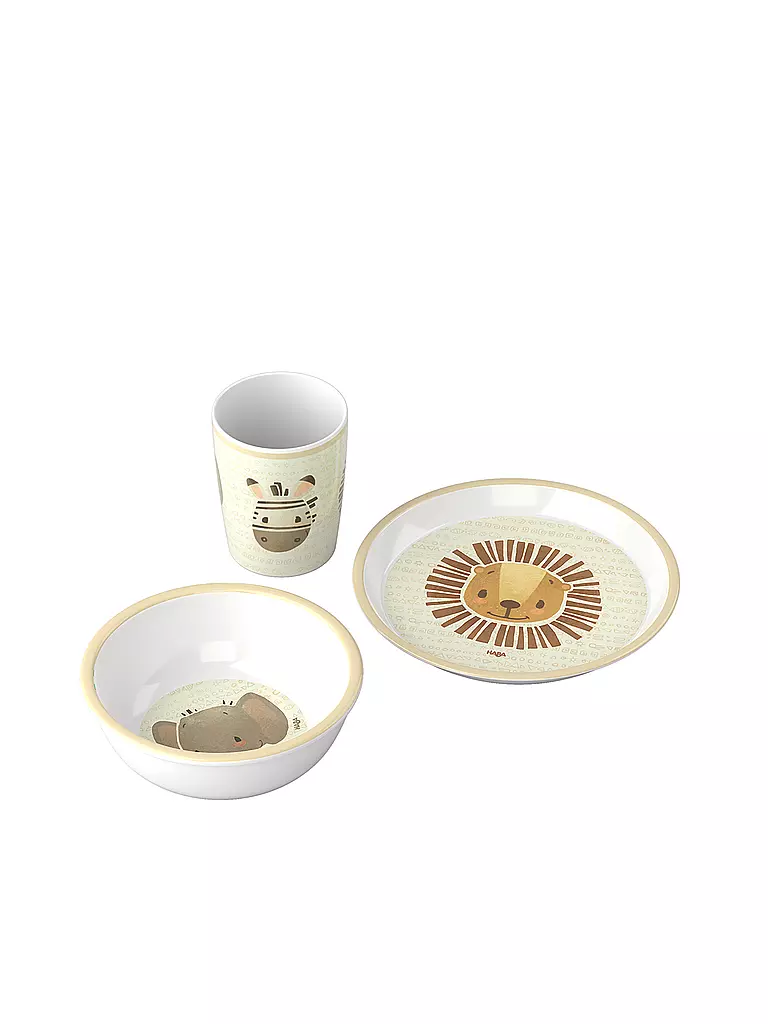 HABA | Geschenk-Set Melamingeschirr An die Teller, fertig, los! | keine Farbe