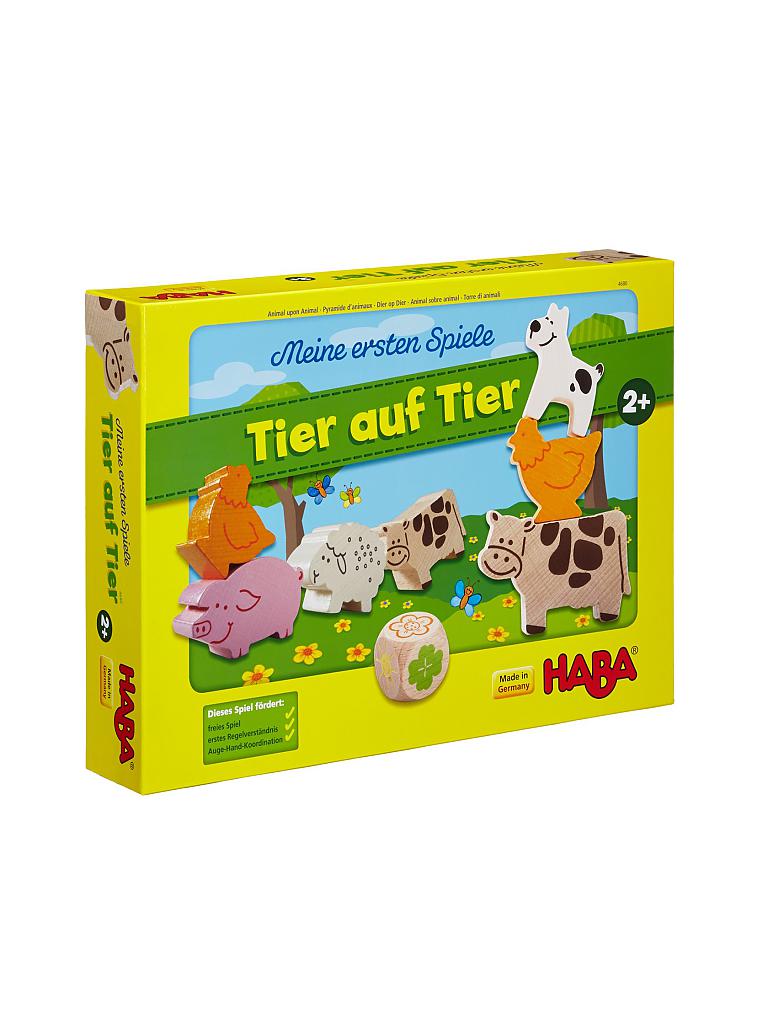 HABA | Kinderspiel - Meine ersten Spiele (Tier auf Tier) | 