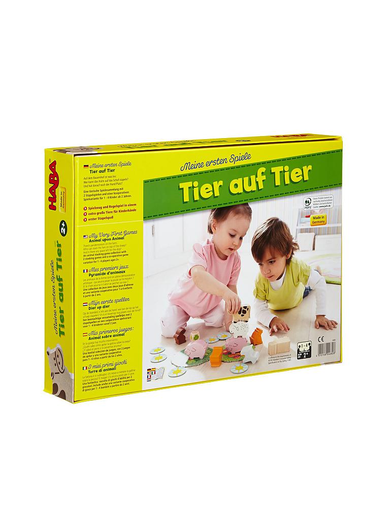 HABA | Kinderspiel - Meine ersten Spiele (Tier auf Tier) | 