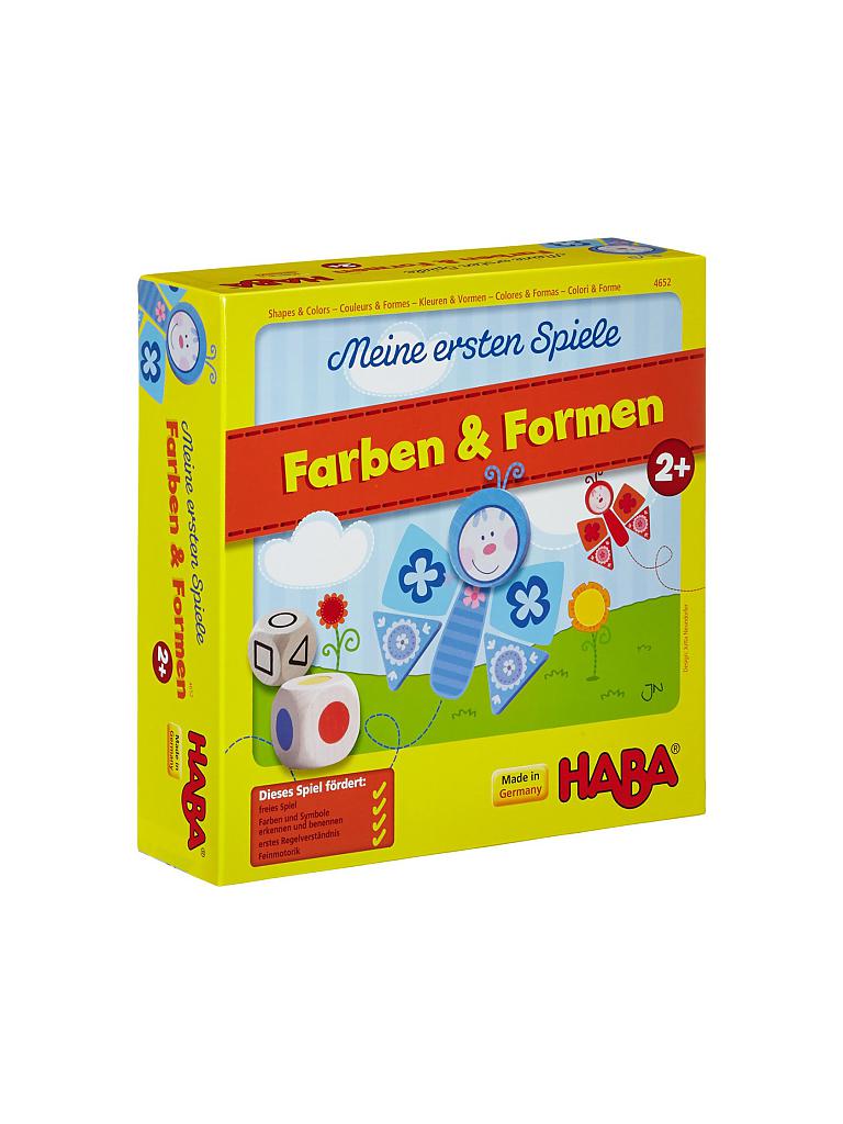 HABA Kinderspiel Meine ersten Spiele (Farben und Formen) transparent