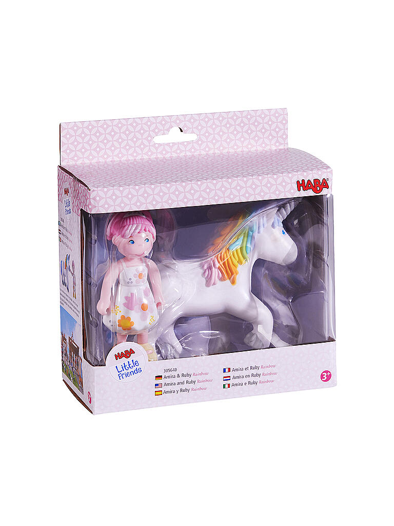 HABA | Little Friends – Amira & Einhorn Ruby Rainbow | keine Farbe