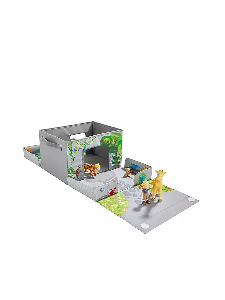 HABA | Little Friends – Spielset und Aufbewahrungsbox Im Zoo | keine Farbe