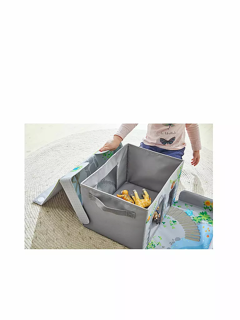 HABA | Little Friends – Spielset und Aufbewahrungsbox Im Zoo | keine Farbe