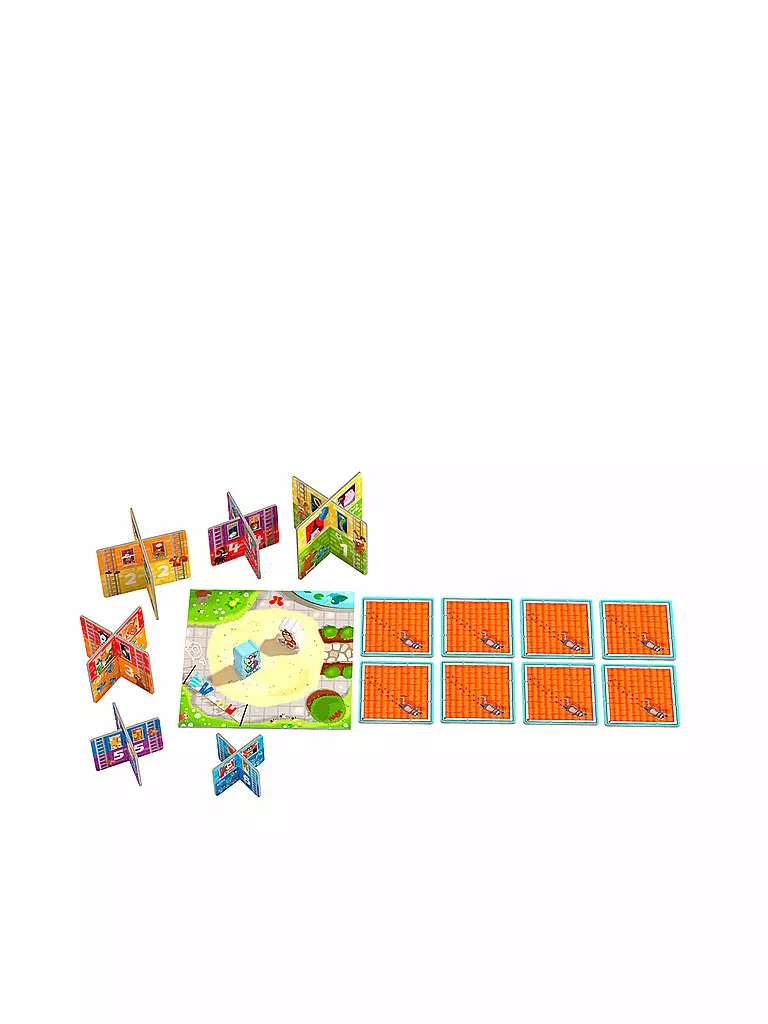 HABA Rhino Hero Junior – Kooperatives Stapelspiel Für Kinder Ab 2 Jahren, 3 Spiele In 1