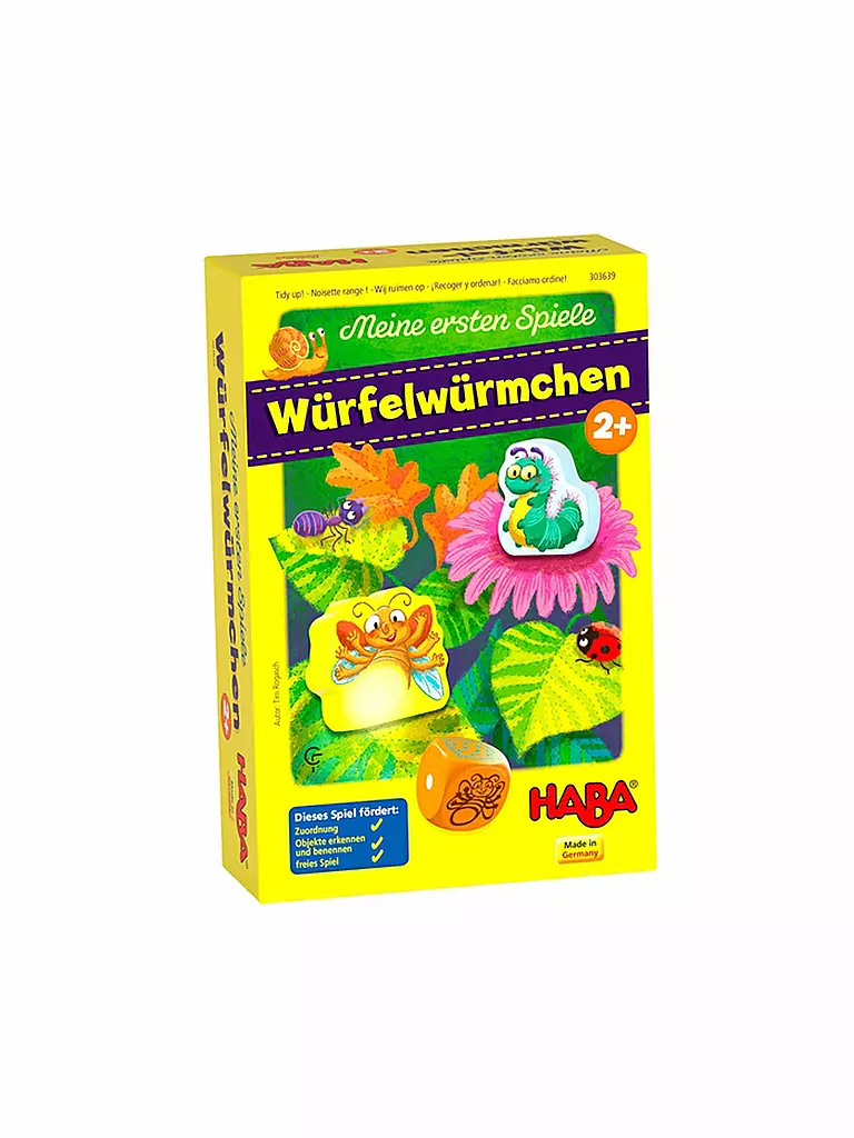 HABA | Meine ersten Spiele - Würfelwürmchen | keine Farbe