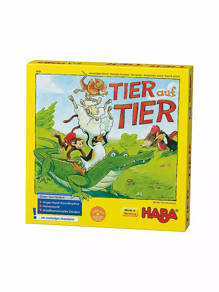 HABA | Stapelspiel - Tier auf Tier | keine Farbe