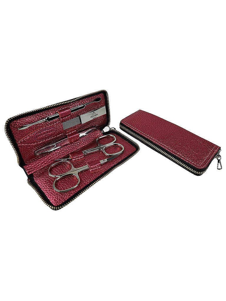 HAMMANN Ledermanikürset Pink, 5-teilig