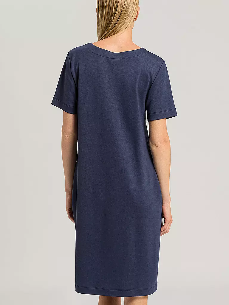 HANRO | Loungewear Kleid Pure Comfort | blau
