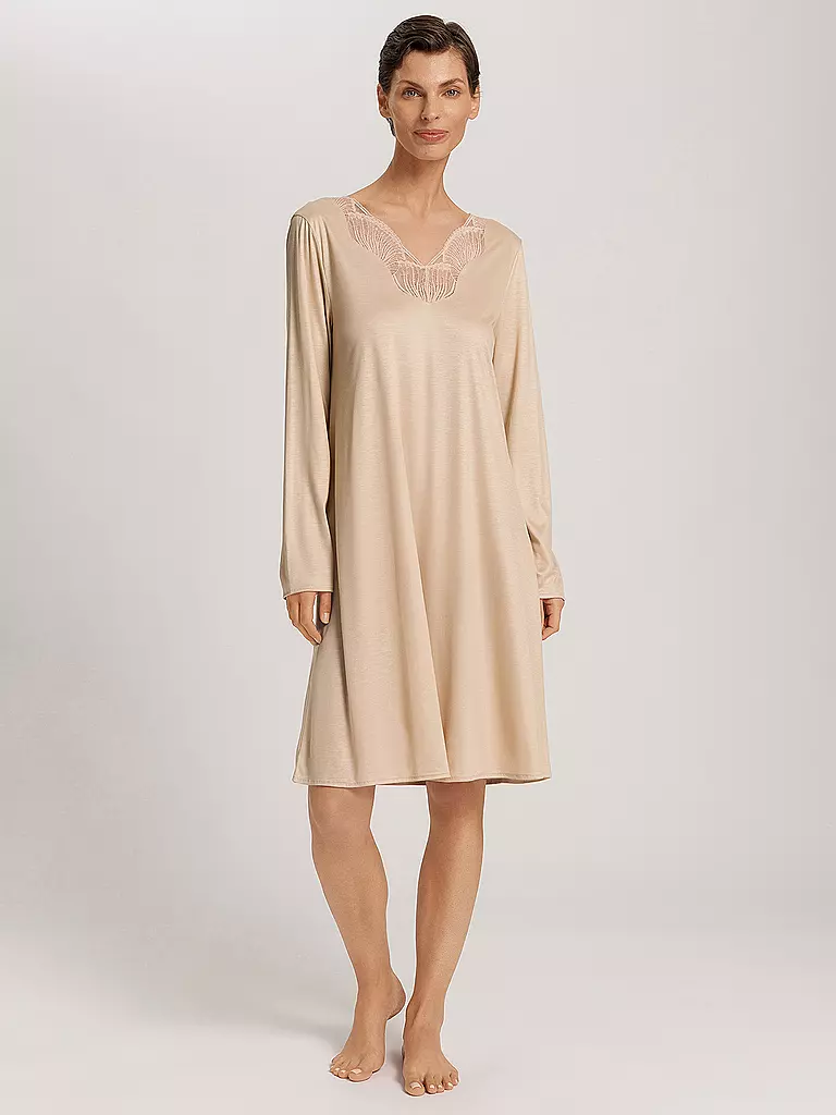 HANRO | Nachthemd - Sleepshirt | camel