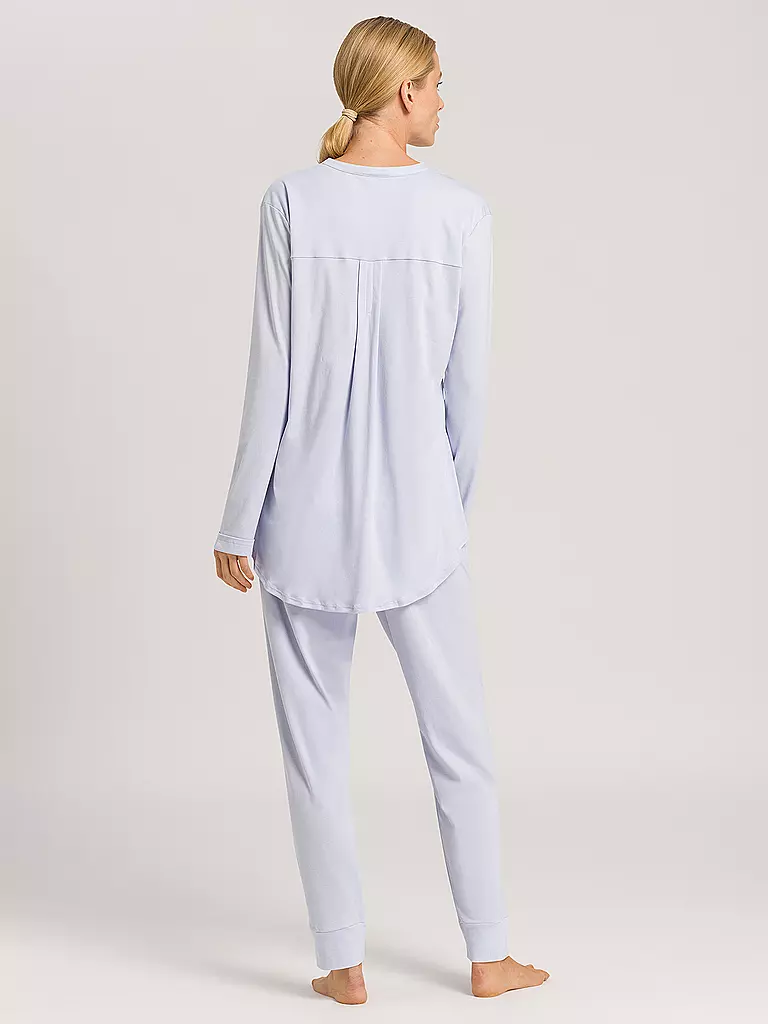 HANRO | Pyjama Pure Essence | blau