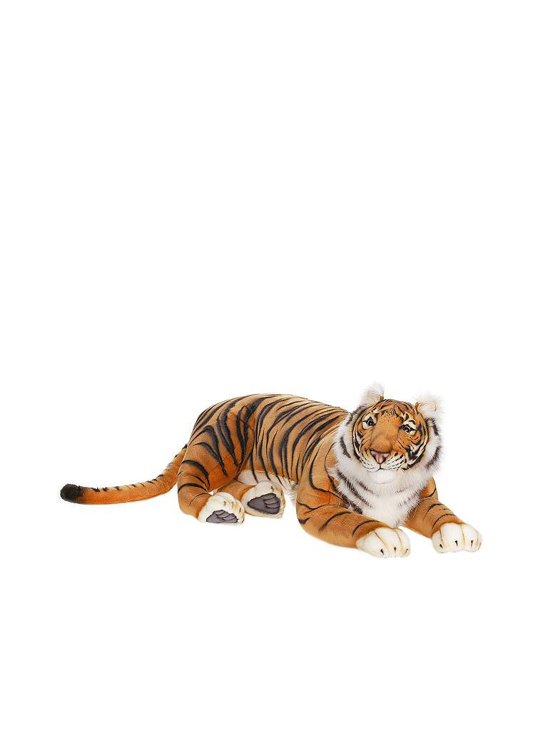 HANSA | Tiger liegend braun 100cm  | keine Farbe