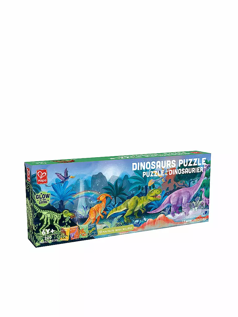 HAPE | Puzzle - Dinosaurier 210 Teile | keine Farbe
