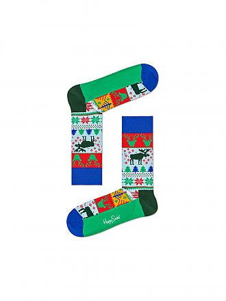 HAPPY SOCKS | Damen-Socken "Holiday" 36-40 green