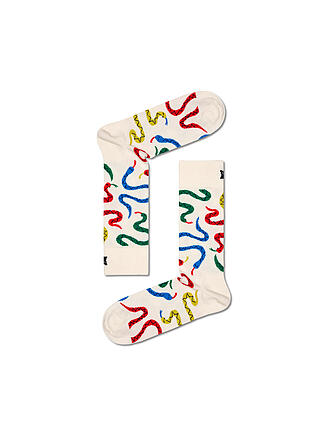 HAPPY SOCKS | Chaussettes Femme 36-40 SNAKES white
