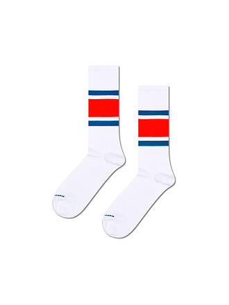 HAPPY SOCKS | Damen Socken SIMPLE STRIPE 36-40 white