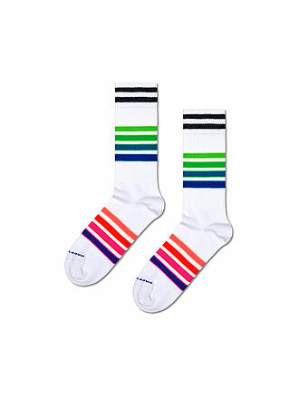HAPPY SOCKS | Damen Socken STREET STRIPE Gr. 36 - 40 white