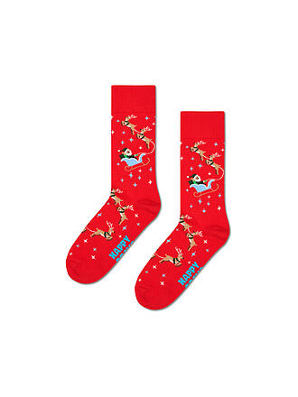 HAPPY SOCKS | Herren Socken SLEIGH 41-46 red