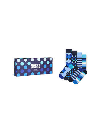 HAPPY SOCKS | Herren Geschenkset 4er Pkg NAVY SOCKS 41-46 navy