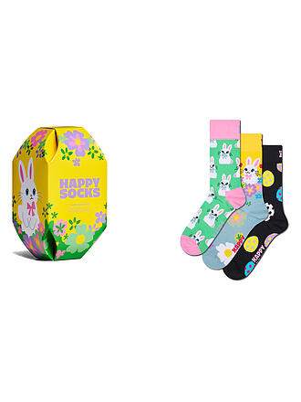HAPPY SOCKS | Damen Socken EASTER SOCKS  3er Pkg 36-40 yellow