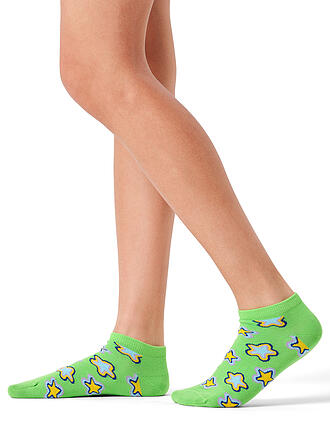 HAPPY SOCKS | Herren Sneaker Socken STARS 41-46 light green