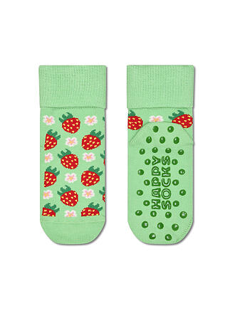 HAPPY SOCKS | Baby ABS Socken STRAWBERRY  ANTI-SLIP green