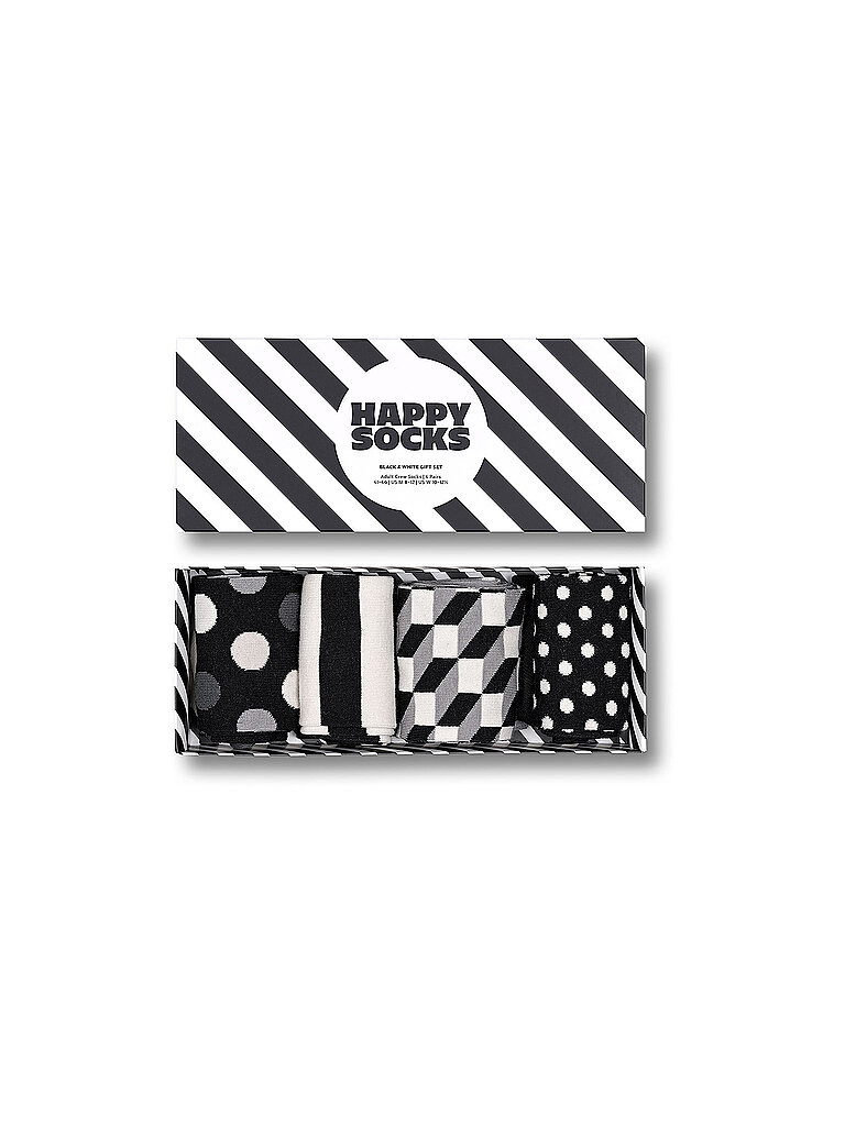 HAPPY SOCKS Damen Geschenkset BLACK & WHITE 36 - 40 black schwarz