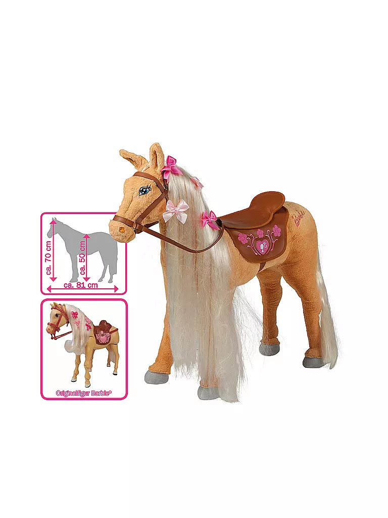 HAPPY PEOPLE | Barbies Pferd "Tawny"mit Sound  | keine Farbe