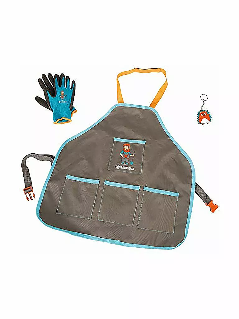 ROBOTIME Gartenwerkzeug-Set Kinder 17-teilig - Mit Gießkanne, Handschuhen, Schürze & Werkzeug