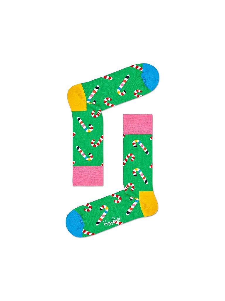 HAPPY SOCKS Herren-Socken Candy Cane 41-46 bunt